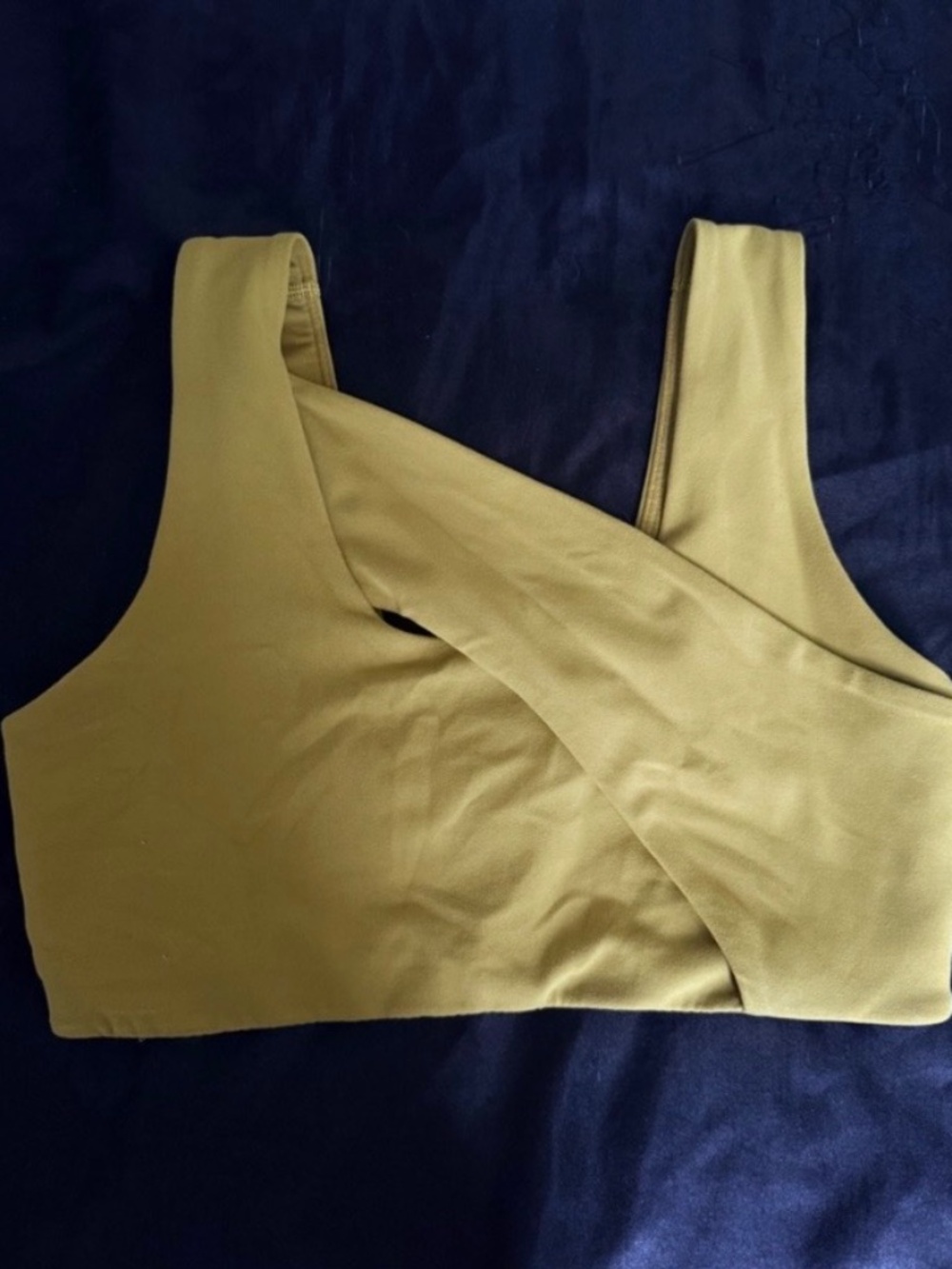 Lululemon Olive Green Racerback Sports Bra Size 6